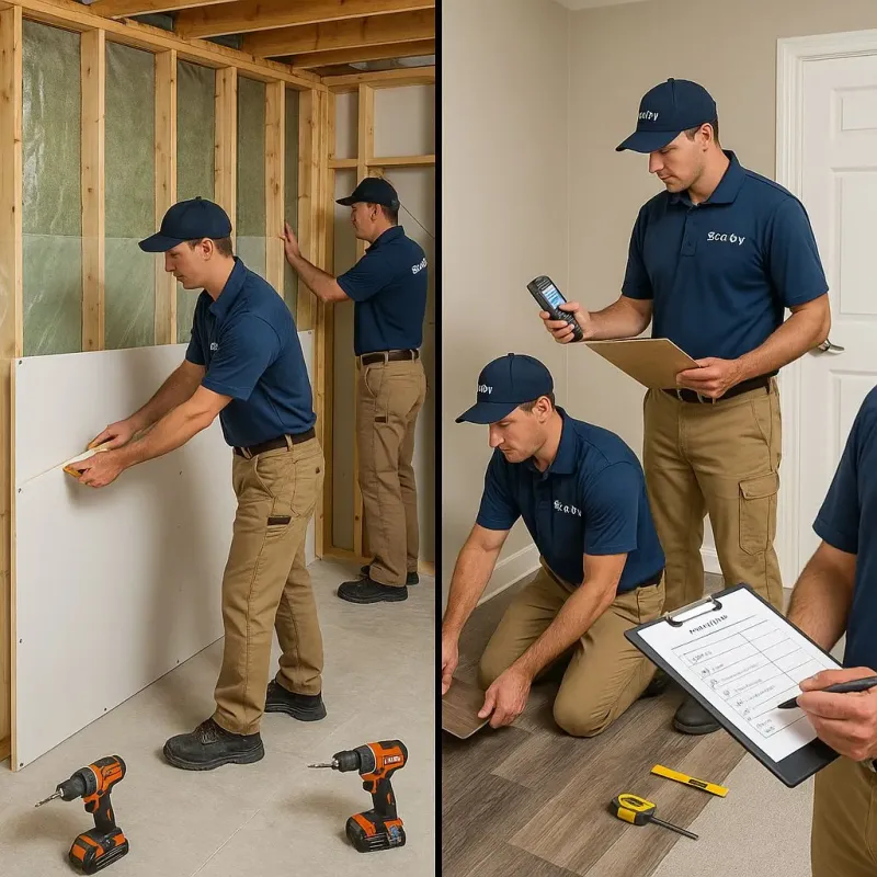 Repairs and Reconstruction process in Souderton, PA