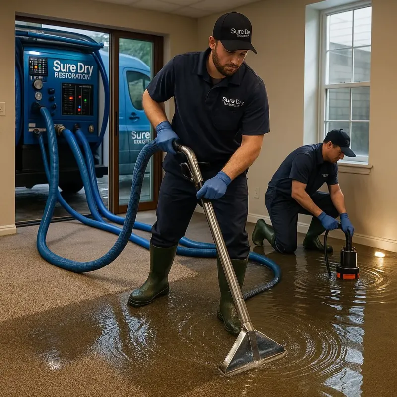 Water Extraction and Removal process in Souderton, PA